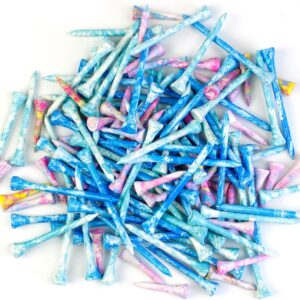 golf tees colors mixed wood tees