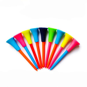 golf tee rubber sleeve tee cup shaped golf tee