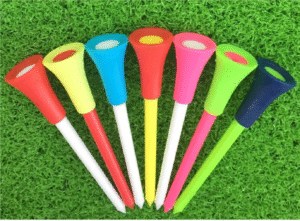 golf tee rubber sleeve tee cup shaped golf tee