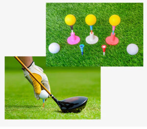 golf tee rubber sleeve tee cup shaped golf tee
