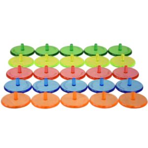 golf ball marker, plastic mark marker, multicolor transparent 24mm golf ball positioning marker