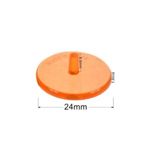golf ball marker, plastic mark marker, multicolor transparent 24mm golf ball positioning marker