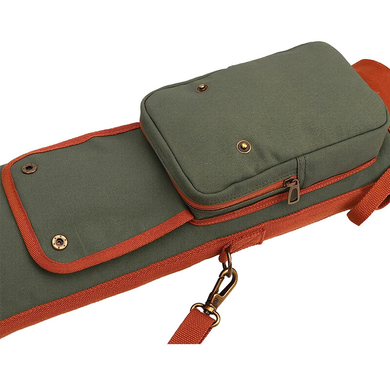 new style golf club bag, wear resistant canvas golf club travel case, lightweight portable bag with custom logo printing