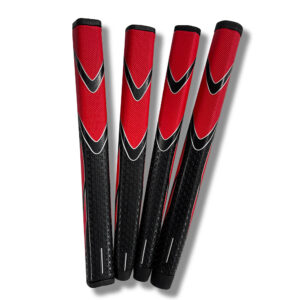 factory direct new golf club grip, black red x anti slip putter pu grip, custom logo available